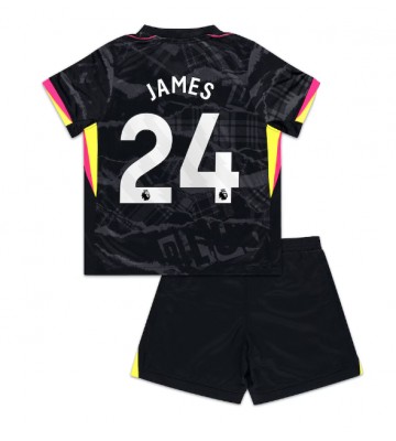 Chelsea Reece James #24 Tredje Kläder Barn 2024-25 Kortärmad (+ Korta byxor)